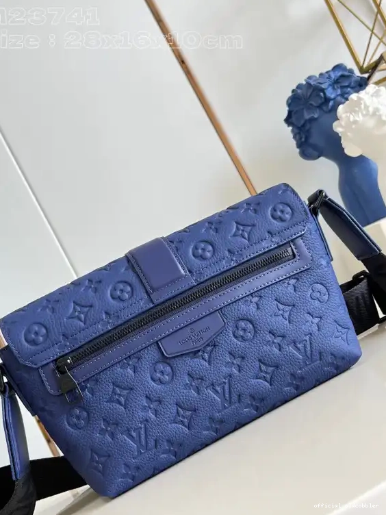 Official oldcobbler VUITTON S-Cape LOUIS Messenger-28*16*10cm 0523